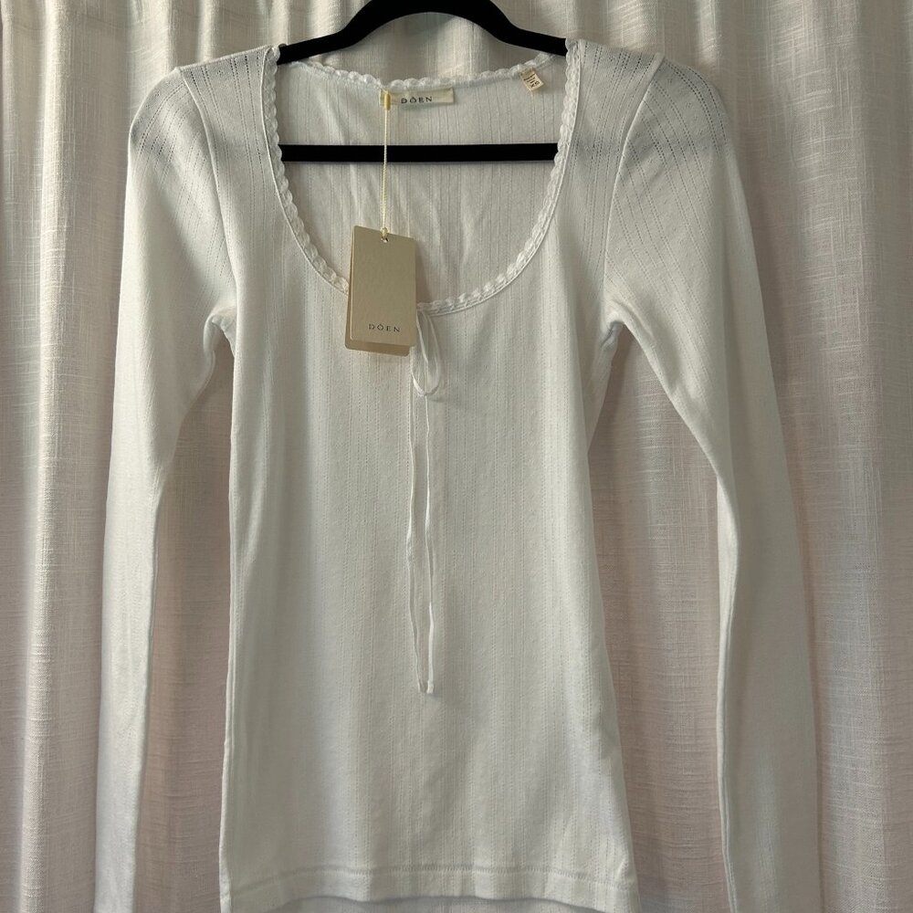 Doen Romy Top, Salt, Size XS
